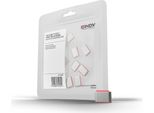 Lindy 40437 Lindy Blocco Porta Usb Tipo C Rosso 10 Pezzi