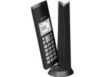 Panasonic KX-TGK220 - Telefono Cordless - Segreteria Telefonica Con Id Chiamante - Dect\Gap - Funzione Chiamata A Tre - Nero Opaco