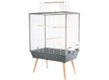 Zolux Zolux - Gabbia Per Parrucche, Colore Grigio, 78 X 48 X 112 Cm