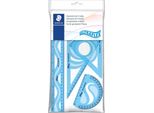 Staedtler 569PB4UF-S Triangolo Per Disegno Geometrico (Scuola Ufficio) Set Di Geometria Set Di Geometria Ultraflex