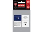 Activejet AH-15N Ink Cartridge (Replacement For Hp 15 C6615N; Supreme; 44 Ml; Black)