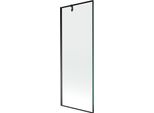 Mexen Next Paraschizzi Per Vasca Da Bagno A 1 Anta 70 X 150 Cm, Cornice Nera, Nero - 895-070-000-00-70-70