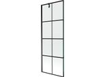 Mexen Next Schermo Doccia A Un'anta 70 X 150 Cm, Griglia Nera, Nero - 895-070-000-00-77-70