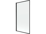 Mexen Alex Parete Doccia Da Vasca Con 1 Anta 80 X 140 Cm, Cornice Nera - 893-080-001-70-70