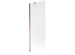 Mexen Next Paratia Per Vasca Da Bagno A 1 Anta 70 X 150 Cm, Sabbiatura, Oro Rosa - 895-070-000-00-30-60