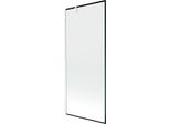 Mexen Next Paratia Da Doccia 1 Anta 80 X 150 Cm, Cornice Nera, Bianca - 895-080-000-00-70-20