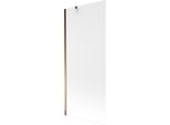 Mexen Next Paratia Per Vasca Da Bagno A 1 Anta 80 X 150 Cm, Smerigliato, Oro Rosa - 895-080-000-00-30-60