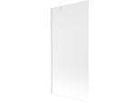 Mexen Next Paratia Per Vasca Da Bagno 1 Anta 90 X 150 Cm, Smerigliata, Bianca - 895-090-000-00-30-20