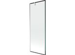 Mexen Next Parete Per Vasca Ad Un'anta 70 X 150 Cm, Cornice Nera, Cromo - 895-070-000-00-70-01