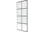 Mexen Next Paratia Per Doccia A 1 Anta 80 X 150 Cm, Griglia Nera, Cromo - 895-080-000-00-77-01