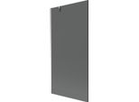 Mexen Next Paratia Per Vasca Da Bagno Ad 1 Anta 90 X 150 Cm, Grafite, Cromo - 895-090-000-00-40-01