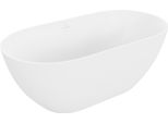 Mexen Rimini Vasca Da Bagno Autoportante In Conglomerato 150 X 75 Cm, Bianco Opaco - 57241507500