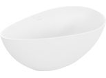 Mexen Parma Vasca Da Bagno Autoportante In Conglomerato 160 X 95 Cm, Bianco Opaco - 57231609500