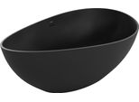 Mexen Parma Vasca Da Bagno Freestanding In Conglomerato 160 X 95 Cm, Nero Opaco - 57231609570