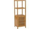 Mobile Bagno In Bambù 36 X 33 X 110 Cm Ba73110 Andrea House