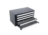 Vevor Armadietto Per Dispenser Di Rubinetti, Organizzatore Di Rubinetti Con 5 Cassetti Per #2-56-#12-28 Armadietto Organizzatore Di Dispenser Di Rubinetti In Acciaio Con Etichette, Armadietto Impilabile Con 60 Scomparti Grigio