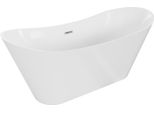Mexen Celia Vasca Da Bagno Indipendente 170 X 75 Cm, Bianca, Troppo Pieno Cromato - 52331707500-01