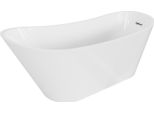 Mexen Alta Vasca Da Bagno Freestanding 170 X 75 Cm, Bianca, Troppopieno Cromato - 52141707500-01