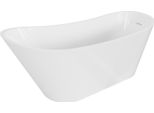 Mexen Alta Vasca Da Bagno Autoportante 170 X 75 Cm, Bianca, Troppopieno Bianco - 52141707500-20