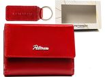 Peterson Portafoglio Donna In Pelle Avana Rosso Taglia Unica
