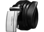 Peterson Cintura Da Uomo Con Fibbia Automatica Generosa Nera 115 Cm