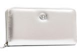 Rovicky | Elegante, Portafoglio Grande, Con Cerniera, Per Donna, Argento, 20X10 Cm