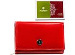 Peterson | Elegante Portacarte, Rfid, Pelle Naturale, Rosso, 15X10,5 Cm