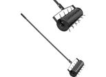 Arieggiatore Vevor, 435X235X1560 Mm, Arieggiatore Manuale, Per Terreni Compattati E Prati In Giardino, Patio, Cortile, Nero