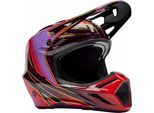 Casco Da Motocross Fox V3 Rs Canvas, Nero/Rosso, S (55/56)