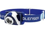 Ledlenser Seo 3 Lampada Frontale Blu Con Luce Rossa - Lampada Frontale A Led (Batterie Aa, 100 Lm, Blu)