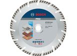 Disco Diamantato Segmentato Bosch 230 Mm, Professionale, Universale