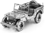 Fascinations Metal Earth Premium Series Willys Overland Original 3D Metall Puzzle, Modellbausatz