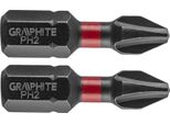 Graphite Punte A Percussione PH2 X 25 Mm, 2 Pz.