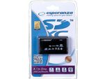 Esperanza EA117 Card Reader Black Usb 2.0