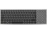 Dell KB740 - Tastiera - Compatta, Multi Dispositivo - Senza Fili - 2,4 Ghz, Bluetooth 5.0 - Qwertz - Tedesco - Titan Gray - Con