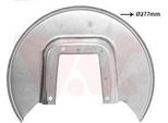 Van Wezel Parafango Disco Freno Adatto Per Peugeot 206 Hatchback (2A/C) Posteriore Sinistro Posteriore Destro Posteriore 4032373 Piastra Di Ancoraggio