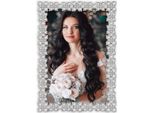Zep Portaritratti In Metallo Rossini 13X18 Cm Argento Con Strass