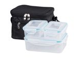 Contenitore Magichome, Angolare, Con Borsa Termica, Set 3 Pz, 1X 1500 Ml + 2X 500 Ml