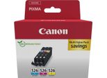 Canon CLI-526 C/M/Y Confezione Multipla - 3 Pezzi - 9 Ml