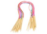Aghi Circolari, Aghi Di Bambù, Aghi A Doppia Punta, Aghi A Tubo Di Colore, Set Di Aghi Per Maglieria, Accessori Per Aguglieria