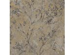 Profhome 396501-GU Landhaus Vliestapete Floral Braun Grau Gold 5,33 M2