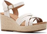Clarks Shoes Sabina Strap Sandali Bianco Eu 39 Donna Bianco Eu 39
