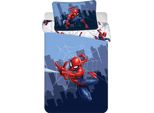 Set Di Biancheria Da Letto Spiderman City Swinger Per Bambini E Bambini In Età Prescolare 100×135 Cm, 40×60 Cm