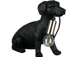 Lampada Da Tavolo, Figura, Nero, Interruttore A Cavo, H 23,5 Cm