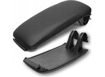 Copri Bracciolo Per Audi A3 8P 2003-2012, Nero, Pelle