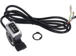 106DX Acceleratore A Pollice Per Monopattino Elettrico Da Bicicletta Con Interruttore, Stato Della Batteria, Maniglia Di Accelerazione A Dito, 36 V