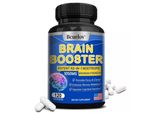 40-IN-1 Brain Boost 1050Mg (120 Capsule) Integratore Alimentare, Cervello, Memoria, Concentrazione, Pensiero, Chiarezza, Funzione Cognitiva, Salute Del Cervello