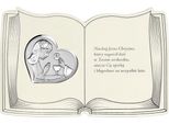 Quadro Commemorativo D'argento Per La Prima Comunione | Dimensioni: 25 X 16,2 Cm | Codice Articolo: BC6602F/A