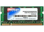 Patriot Memory DDR2 2GB CL5 PC2-6400 (800Mhz) Sodimm Memory Module