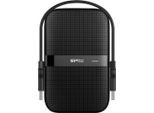 Silicon Power Armor A60 - Disco Rigido - 2TB - Esterno (Portatile) - 2,5" (6,4 Cm) - Usb 3.2 Gen 1 - Nero (SP020TBPHDA60S"
